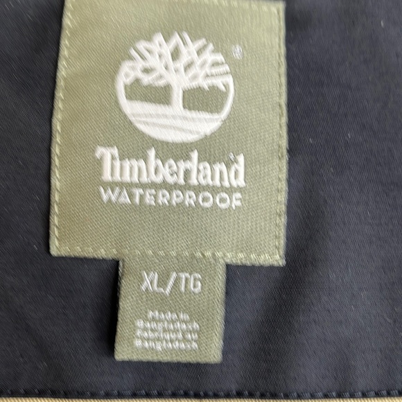 Timberland raincoat cotton thickly lined waterproof vented underarms venting - Picture 2 of 16